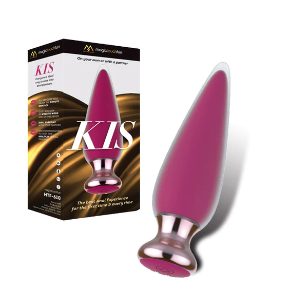 Magic Touch Kis Remote Vibrating Butt Plug